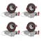 Nuwatt 3 Inch Bronze LED Gimbal Recessed Downlight 2700K-5000K Selectable Canless Light, Dimmable, PK4 NW-GMB-3-5CT-BZ-R-4P - alternate 1